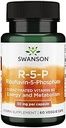 Swanson R-5-P (Riboflavin-5-Phosphate) - Vitamin B2 Supplement Förderung von Energie, Metabolismus & Vision Gesundheit - Natural Wellness Formula - (60 Kapseln)