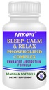 Nikoni Sleep‑Calm‑Relax – Phospholipid Complex with Melatonin, L‑Theanine, 5‑HTP & Herbal Extracts-60 Vegan Softgels