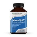 LifeSeasons Masculini-T - Testosteron-Supplement - Verbessert psychische und körperliche Aspekte der sexuellen und sportlichen Leistung - Unterstützt normale Erektion Funktion - Libido - 180 Kapseln