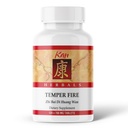 Kan Herb Company Temper Fire – Traditional Herbal Formula with Prepared Rehmannia Anemarrhena Phellodendron Supports Cooling Balance Moisture Comfort Grounded Ease Wellness Aid, 120 Tablets