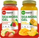 Sea Moss Gel Organic Raw (Bundle of 2 Jars 24oz) Erdbeeren Banana und Mango Ananas Wilde Ananas Gold Sea Moss Gel aus Saint Lucia | 92 Vitamine und Mineralien | Pure Raw+Non-GMO | Vegan Superfood