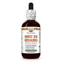 Shu Di Huang (Rehmannia Glutinosa) Dry Prepared Root Glycerite, All Natural, Vegan, Lab Tested Alcohol-Free Liquid Extract - 2 fl.oz