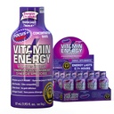 Vitamin Energy Focus+ Extra Strength Energy Shot Berry 12 Pack, 260mg Natürliche Koffein, B-Vitamine, CoQ10, Aminosäuren, Fokus, Produktivität & Clarity, Zero Sugar, Glutenfrei, 1,93 fl oz