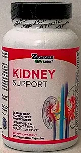 Zenesis Labs Kidney Cleanse Detox Flush & Repair Urinary Tract Support - Glutenfrei - Natürliche Cranberry Extrakt Kräuterergänzung Blend (120 Kapseln/Bottle) 60 Tage Versorgung