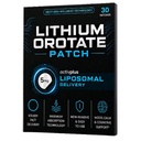 Lithium Orotate - Liposomal 5 mg Lithium Patch delivery - MIcrofabric Soft Patch Gentle on Skin - Max Absorption 24/7 Delivery - 30 Patches