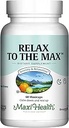 Maxi Health - Relax to The Max Stress Relief Formula (60 Count) Kapseln mit Vitamin C, Kalzium, L-Theanin, L-Taurin & Aminosäuren - Alle natürlichen Kalkulation & Entspannungsergänzungen