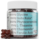 SHIZAM Glycine Supplements with Phytoceramides Gummies – L-Glycine Gummy Supplement Alternative to Capsules and Powder