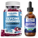 Glycine 3g Gummies & Liposomal Glycine Liquid Drops, Sleep, Relax & Liver Health Support