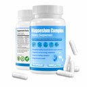 Magnesium Complex Supplement, 408mg Magnesium Glycinate, Oxide & Citrate, Triple Magnesium Complex, Mag 3 in 1 Complex, Supporting Bones, Muscle Function, Energy Metabolism, 90 Capsules