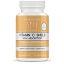 Body Kitchen Liposomal Vitamin C Shield, 1000mg PureWay-C, High Absorption, Non-GMO, Supports Immune Health and Cellular Efficacy, Veggie Caps, 60 Count