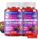 Magnesium Glycinate Gummies 400mg, Sugar Free Mаgnеsium Gummiеs for Adults with Magnesium Malate, Zinc, and Vitamin B6 for Sleep, Body Support and Relaxation, Non GMO, 120 Count-Multi-Flavor