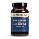 Dr. Mercola Berberine und MircoPQ Advanced - Angebote Metabolic, Mitochondrial, Gehirn & Immununterstützung - GMO-frei, Glutenfrei & Soy-frei - 30 Kapseln (30 Portionen)