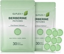 Berberine Patches with L Glutamine, Chromium, Pomegranate and Cinnamon for Men & Women - 60 ct