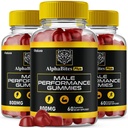 (3 Pack) Alpha Bites Gummies, Alphabites 7 in 1 Performance Blend Gummy Advanced Formula Vitamin Supplement, Alfa Bite Alfabites Maximum Strength Premium Support All Natural Ingredients (180 Ct)