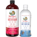 MaryRuth's Liquid Morning Multivitamin Raspberry (32oz) & Liquid Nighttime Multimineral Coconut (15.22oz) | Sugar-Free, No Melatonin | Vegan, Non-GMO | Unterstützt Schlaf, Schönheit und allgemeine Gesundheit