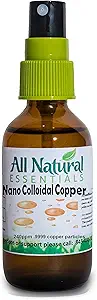 Nano kolloidale Kupfer kolloidale Mineralien Ergänzung kolloidale Kupfer flüssige Kupfer Mineral 2oz 240ppm Flasche Kosher Zertifiziert alle natürlichen kolloidalen Kupfer für Erwachsene, Männer, Frauen, Kinder