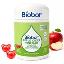 Biobor Apple Cider Vinegar Gummies 1000 mg with Vitamin B12, ACV Gummies for Women Support The Metabolism of Fats and Carbohydrates, Vegan, GMO Free, Gluten Free (60 Count)