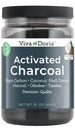 Viva Doria Virgin Activated Charcoal Powder, Coconut Shell Derived, Food Grade, 16 Oz