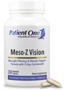 Patient One Meso-Z Vision | Ergänzung zur Unterstützung von Augengesundheit und Blaulichtfilterung* | mit Lutein, Zeaxanthin und Meso-Zeaxanthin | 30 Kapseln