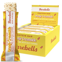 Barebells Orange Creamsicle Protein Bar – 20g Protein – No Added Sugar – 12 x 55g High Protein Snack – Post Workout Snack
