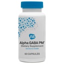 NeuroScience GABA PM Beruhige Schlafhilfe für Erwachsene - 400mg L Theanine Supplement mit 5 HTP für Gehirnunterstützung & Magnesium für Schlaf - Beruhige einen überaktiven Geist & Racing Gedanken (60 Kapseln)