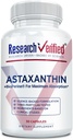 Forschung Verifiziertes Astaxanthin - Leistungsstarkes Antioxidans, Kämpfe freie Radikale, unterstützt Haut, Gehirn, Augen und Herz - Zink RDA, Vitamin E, BioPerine - 30 Kapseln - Non-GMO, Made in USA