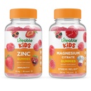 Lebensfähiges Magnesium Kinder + Zink Kinder, Gummie Bundle - Große Verkostung, Vitamin-Ergänzung, Glutenfrei, GMO frei, Kaugummi