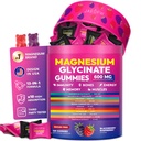 Magnesium Glycinate Gummies 600mg – High Absorption Dual Magnesium Complex for Daily Balance & Inner Calm, Sugar Free Vegan Magnesium Supplement for Women, Men & Kids – Gentle on Stomach, Non-GMO