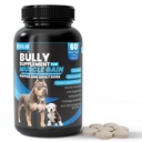 Kilab Dog Weight Gainer – 60-Count Muscle Builder Dog Supplement – Muskelwachstumsergänzung für Hunde, Welpen und Erwachsene – Bully Growth Formula mit Kurkuma, Glucosamin, Green Lipped Mussels