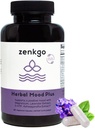 Zenkgo Ashwagandha, 5-HTP, Lavender, Mucuna, L-tryptophan - Mood Support Supplement, Pflanzenbasiert, Kräutermood Plus Hilft mit ruhigem Mind & Stress Relief, Emotion Blalance, Positivity (60Ct/30Day)