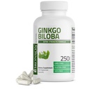 Bronson Ginkgo Biloba Extra Kraft unterstützt Hirnfunktion & Gedächtnis Unterstützung, 250 vegetarische Kapseln