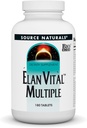 Quelle Naturals Elan Vital Multiple - Unterstützt Gehirn, Herz, Leber, Immun, Energie-Boost - 180 Tabletten