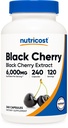 Nutricost Black Cherry Extract 240 Capsules for 120 Servings - Vegan, GMO-Free, Gluten-Free