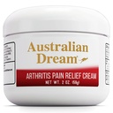 Australian Dream Arthritis Pain Relief Cream - Soothing & Non-Greasy - Powerful Topical Arthritis Pain Relief - Good for Muscle Aches or Joints - 2 oz Jar