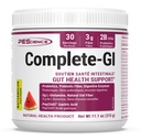 PEScience Complete-GI Gut Health Powder, Probiotics for Women and Men, Digestive Enzymes, Prebiotic Fiber, L-Glutamine, Pepzin GI Zinc Carnosine - Watermelon Flavor, 30 Servings