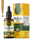 HERBAMA Mullein Tropfen für Lunge - Vegan Mullein Blatt Extrakt für Lunge Cleanse Support - Non-GMO, Alkohol & Sugar-Free Respiratory Supplement, 28-Day Supply