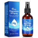 Pure Magnesium Oil Spray,Topical Magnesium Oil Spray-Made with Concentrated Pure Magnesium Chloride Oil 2 fl oz