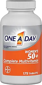 Ein Tag Frauen 50+ Multivitamine, Ergänzung mit Vitamin A, Vitamin C, Vitamin D, Vitamin E und Zink für Immungesundheit Unterstützung, Kalzium & More, Tablet, 175 Count