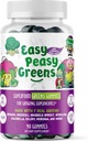 EasyPeasyGreens Daily Veggie Gummis für Kinder - 90 Greens Gummies - Hilft Picky Eaters Ihre Gemüse in - Made with 10 Real Vegetable Extracts und 100% Vegan