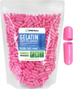 XPRS Nutra Größe 00 Leere Kapseln - 1000 Graf Leere Gelatine Kapseln - Pillen DIY Kapsel Füllung - Füllbare Pille Gel Kapseln für Do-It-Yourself Ergänzungen (Pink)