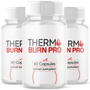 (3 Pack) Thermo Burn Pro Capsules, Thermo Burn Pro Pills with All Natural Ingredients, Advanced Weight and Wellness Support Supplement, Maximum Strength Healthy Lifestyle Multivitamins (180 Capsules)