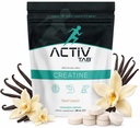 Creatine Monohydrate Tablets | Chewable Creatine Tablets | 5g Serving, 1g per Tablet | Creatine Pills Alternative | No Powder, No Mixing | Sweet Vanilla, No Sugar | 90 Tablets (18 Servings)