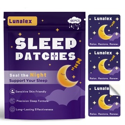 66ct Sleep Patches for Adults Extra Strength – All Natural Nighttime Comfort with Melatonin & Magnesium, Quick-Acting & Long-Lasting