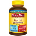 Natur Made Extra Strength Omega 3 Fischöl-Ergänzungen, 2800mg, Fischöl Omega 3 Ergänzungen als Ethylester für gesundes Herz, Gehirn, Augen, Mood-Unterstützung, 60 Softgels, 30 Tage Versorgung