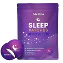 Adellina Sleep Patches for Adults Extra Strength: Easy-to-Apply Sleep Patch with Melatonin & Valerian 30 Patches (Purple)