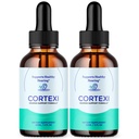 (2 Pack) Cortexi Drops, Cortexi Ear Health Support with All Natural Ingredients, Advanced Formula Health and Wellness Support Supplement with Maximum Strength Multivitamins Support (60 Servings)