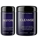 RESTORE + CLEANSE | Daily Gut & Digestive Support Supplements Bundle