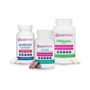 Just Thrive Probiotic 30 Caps, UT123 60 Caps, and PREbiotic 120 Caps Bundle, Women's Wellness Stack for Gut Health, Urinary Tract Support, and Immune Defense