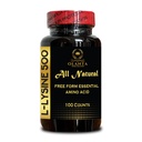 L-Lysine 500mg – Plant-Based Free Form Capsules – Support Immune Daily Supplement – Vegan, Non-GMO – 1 Bottle 100 Counts