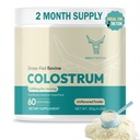 OXNUTRITION Kolostrum Pulver für Gut Gesundheit, Immununterstützung, Muskel-Recovery, Haar & Schönheit | Pure Gress Fed Bovine Kolostrum für Menschen, Natürliche IgG, Unflavored, 60 Servierungen